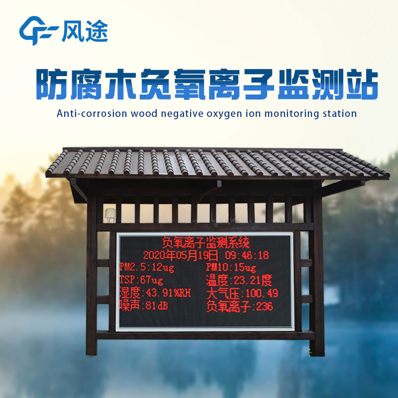 空氣負氧離子監測系統-數據實時查看